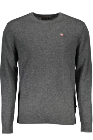 NAPAPIJRI MEN'S GRAY SWEATER