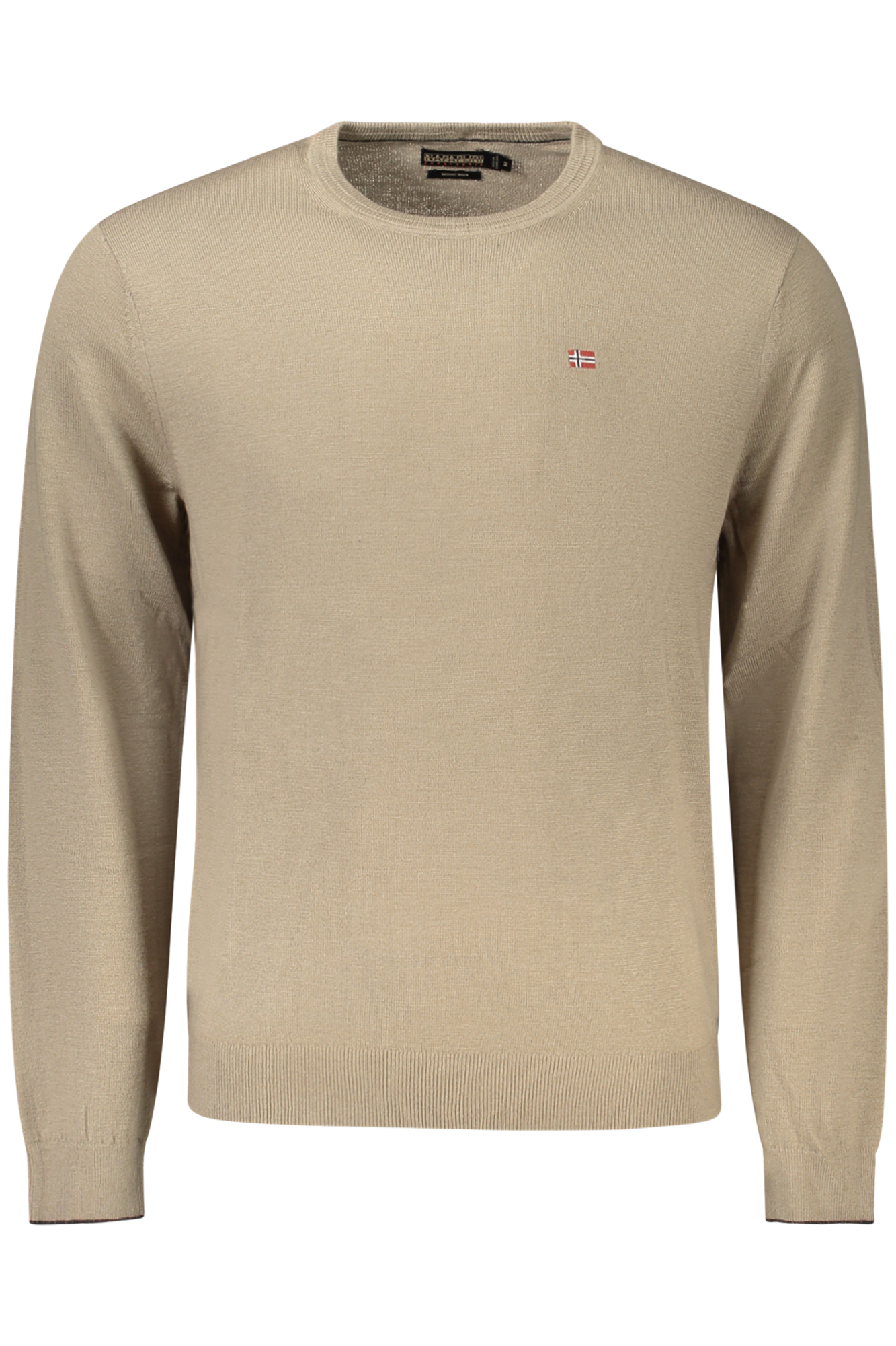 NAPAPIJRI MEN'S BROWN SWEATER NAPAPIJRI MEN'S BROWN SWEATER