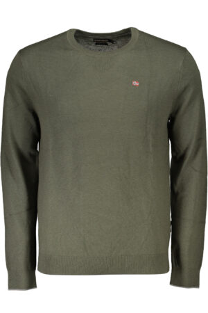 NAPAPIJRI GREEN MEN'S SWEATER