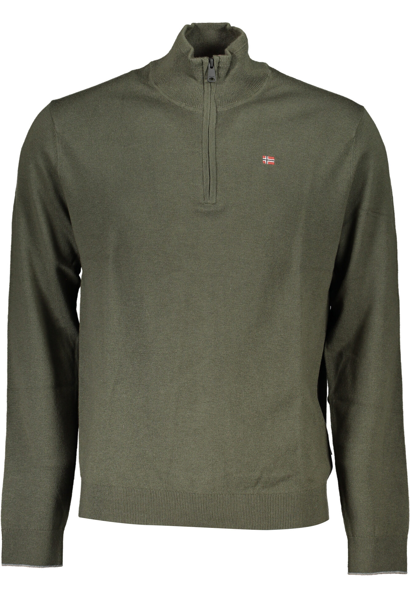 NAPAPIJRI GREEN MEN'S SWEATER