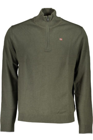NAPAPIJRI GREEN MEN'S SWEATER