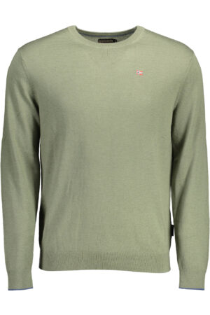 NAPAPIJRI MEN'S GREEN SWEATER