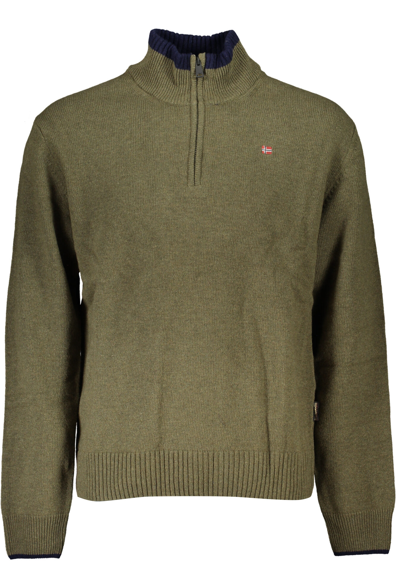 NAPAPIJRI GREEN MEN'S SWEATER