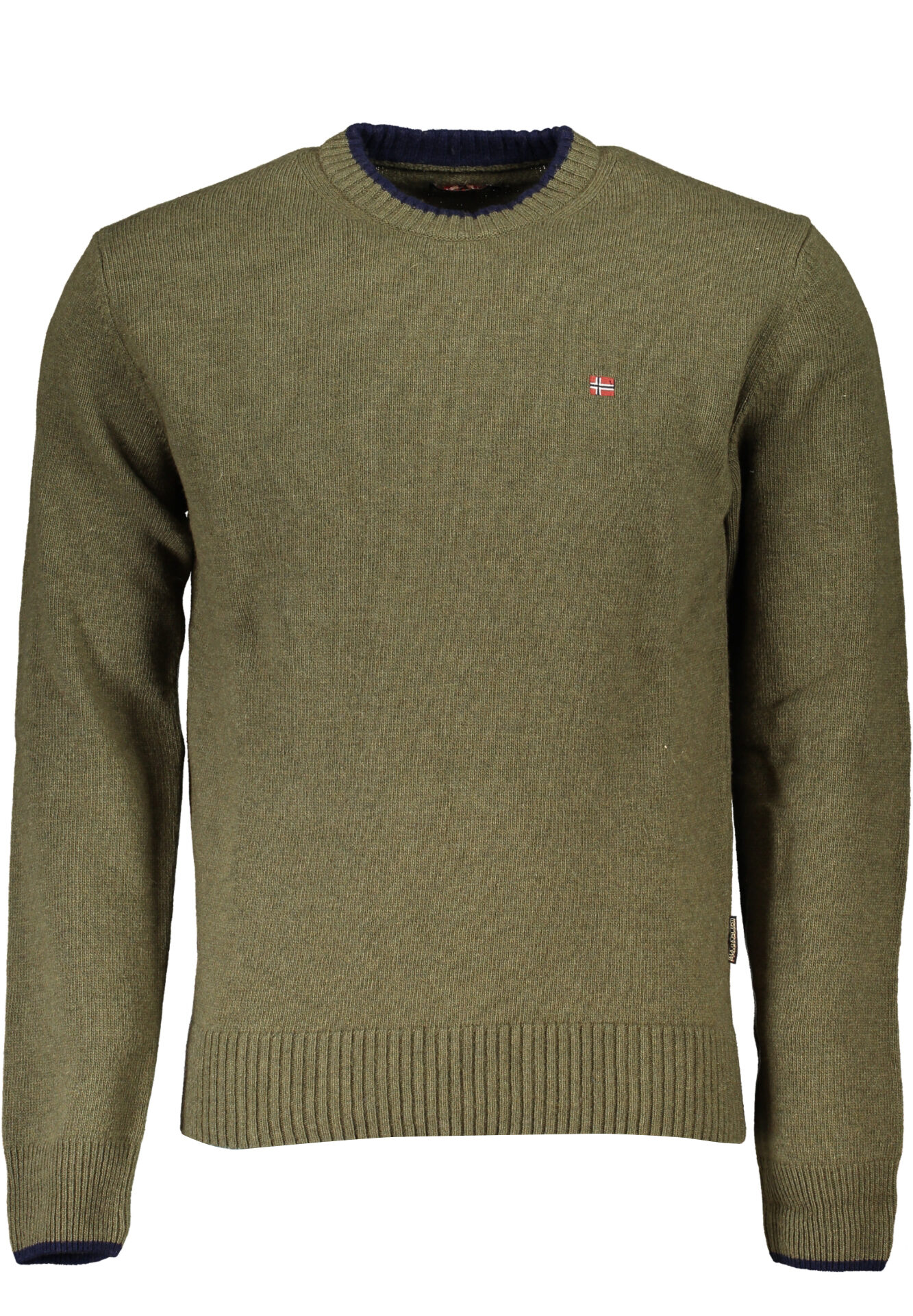NAPAPIJRI GREEN MEN'S SWEATER