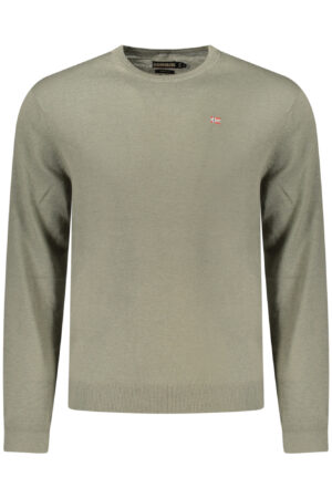 NAPAPIJRI MEN'S GREEN SWEATER