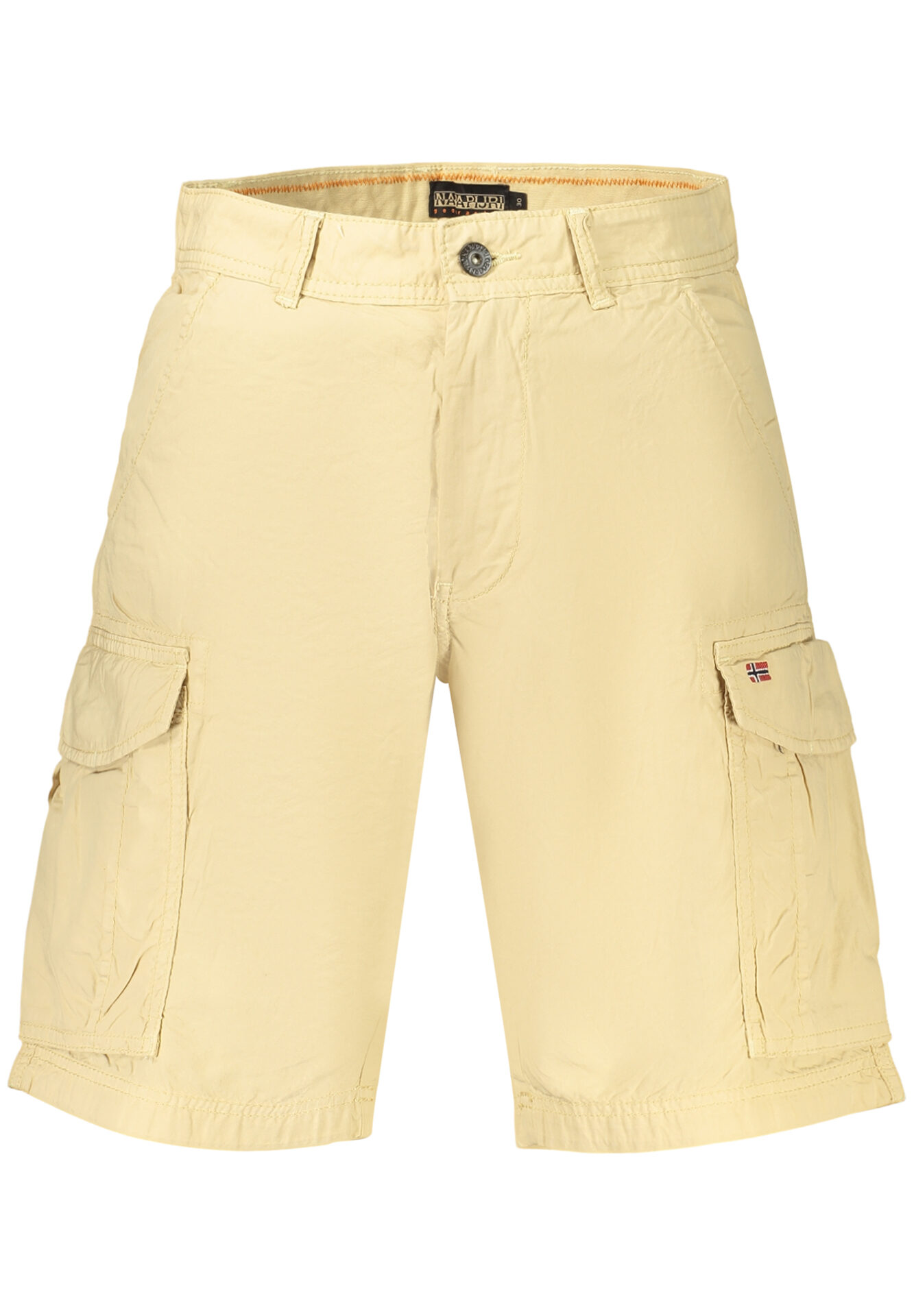 NAPAPIJRI MEN'S BEIGE BERMUDA SHORTS