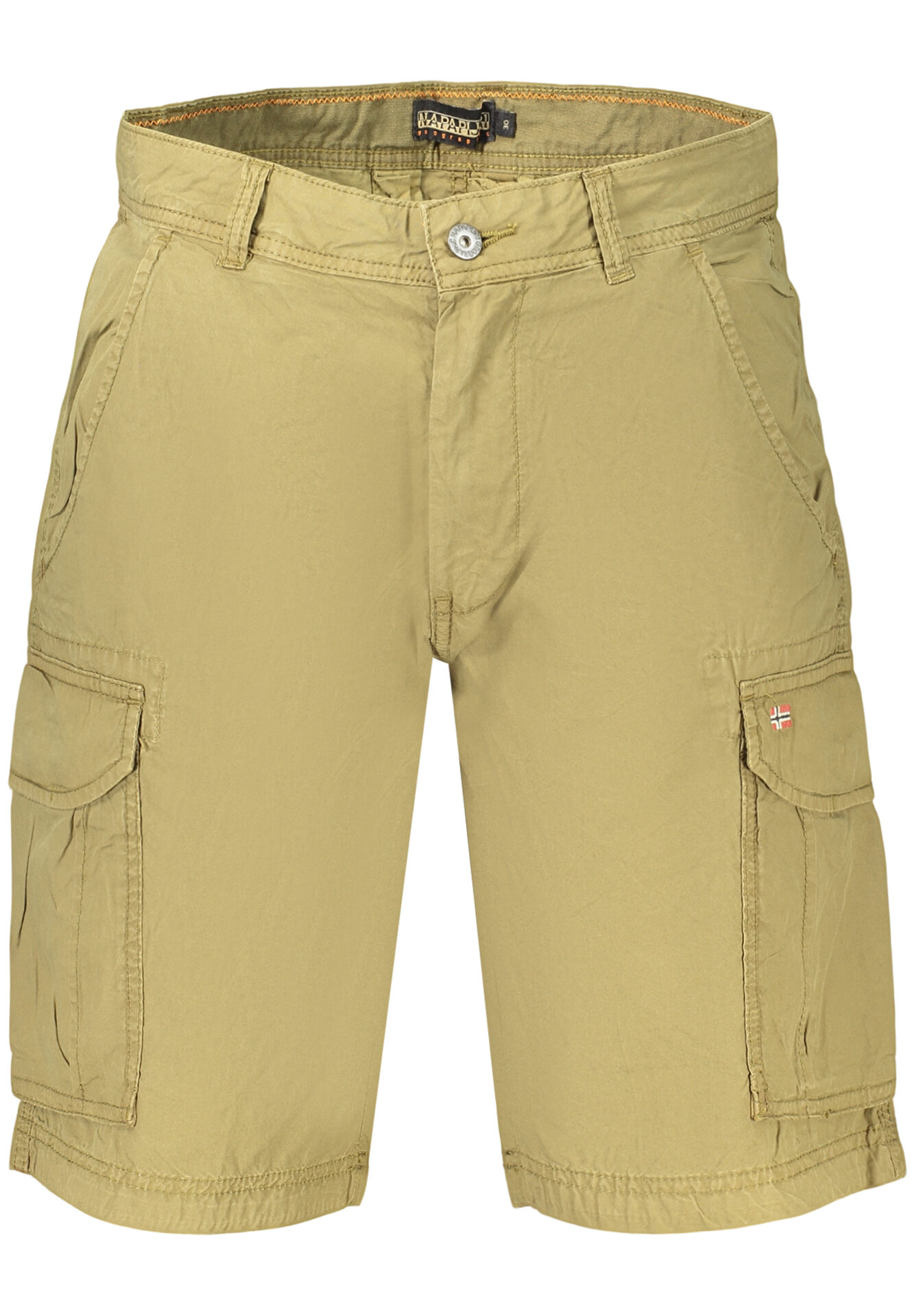 NAPAPIJRI MEN'S GREEN BERMUDA SHORTS