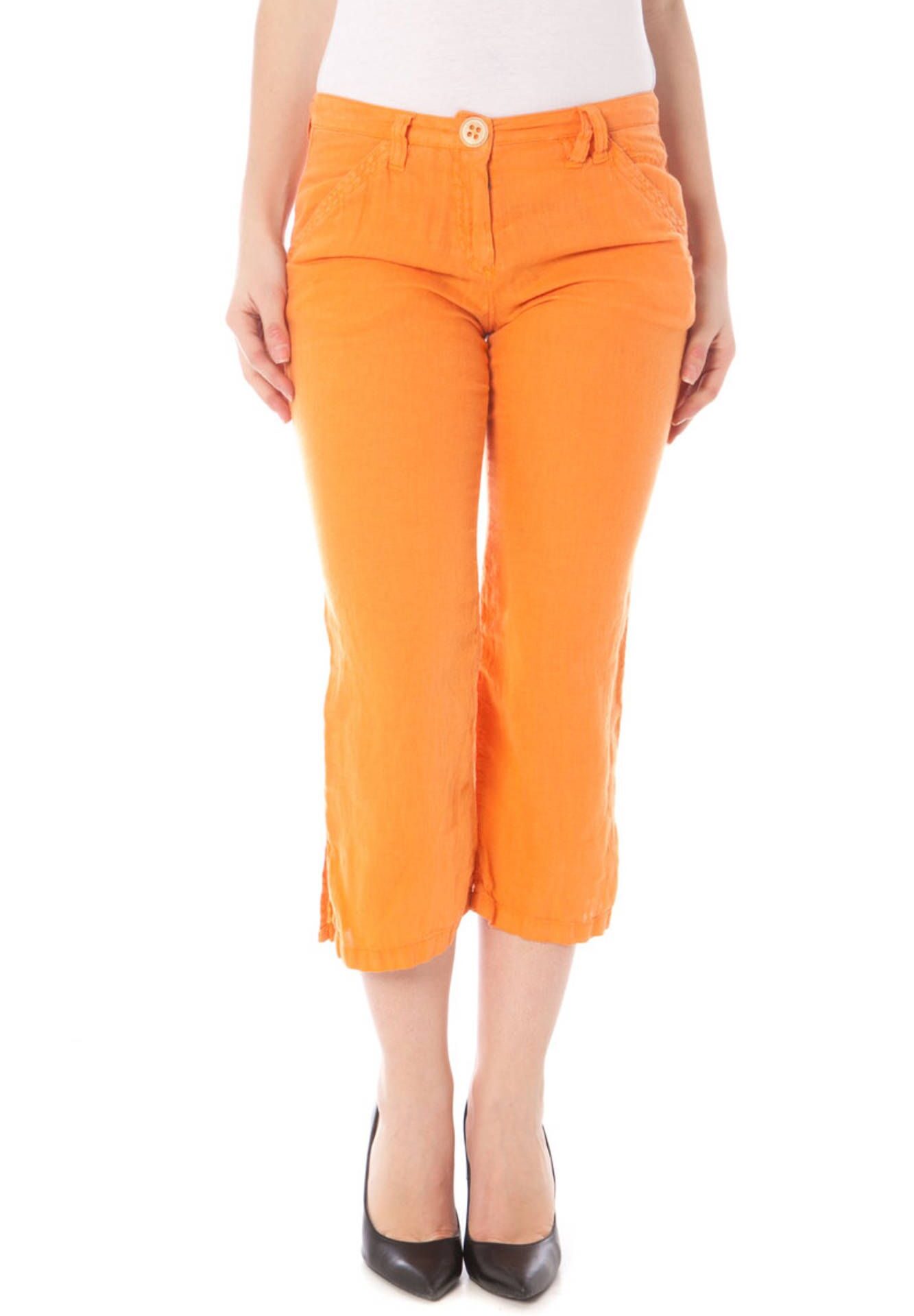 NAPAPIJRI WOMEN'S ORANGE PINOCCHIETTO PANTS
