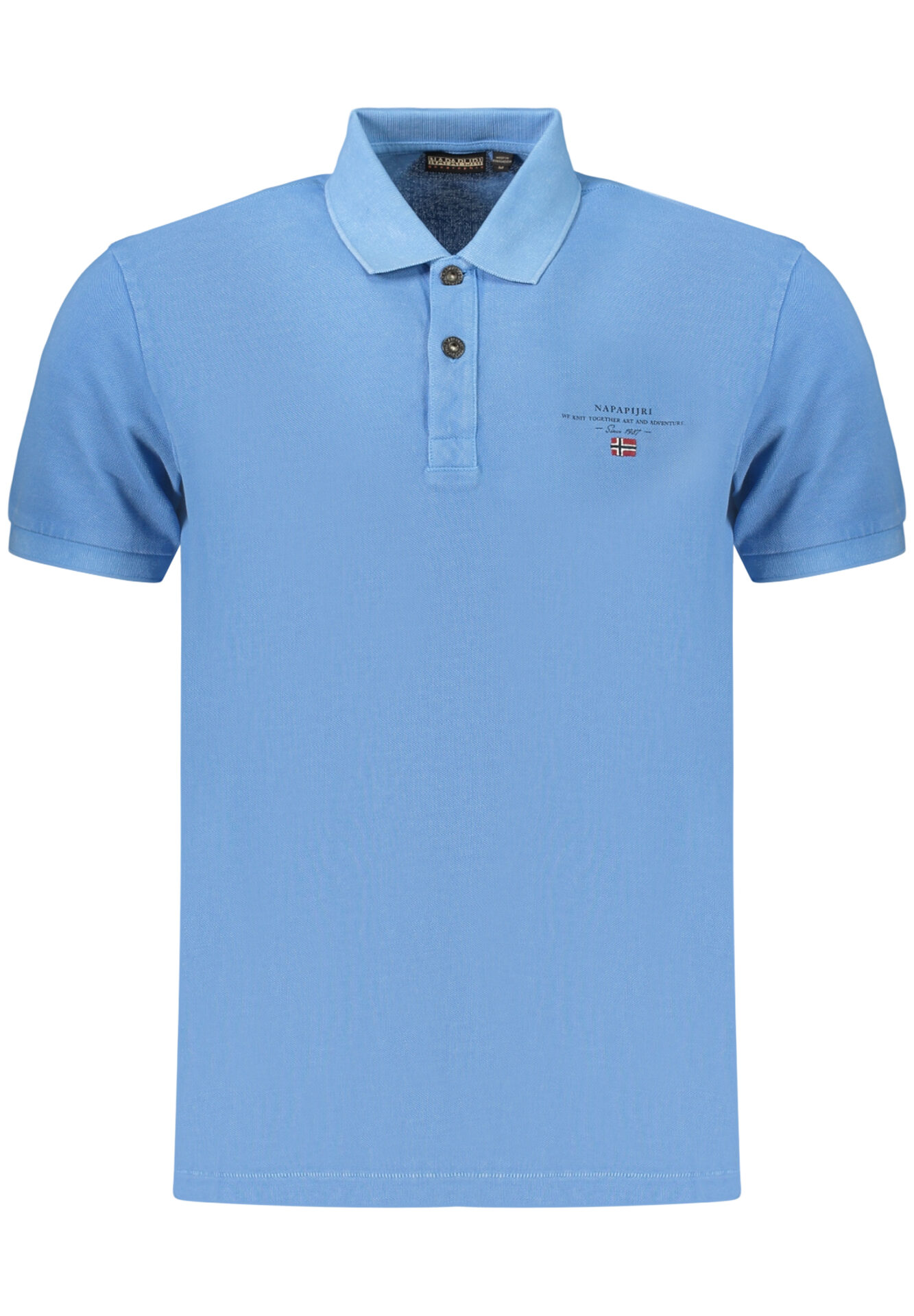 NAPAPIJRI MEN'S SHORT-SLEEVE POLO SHIRT, BLUE