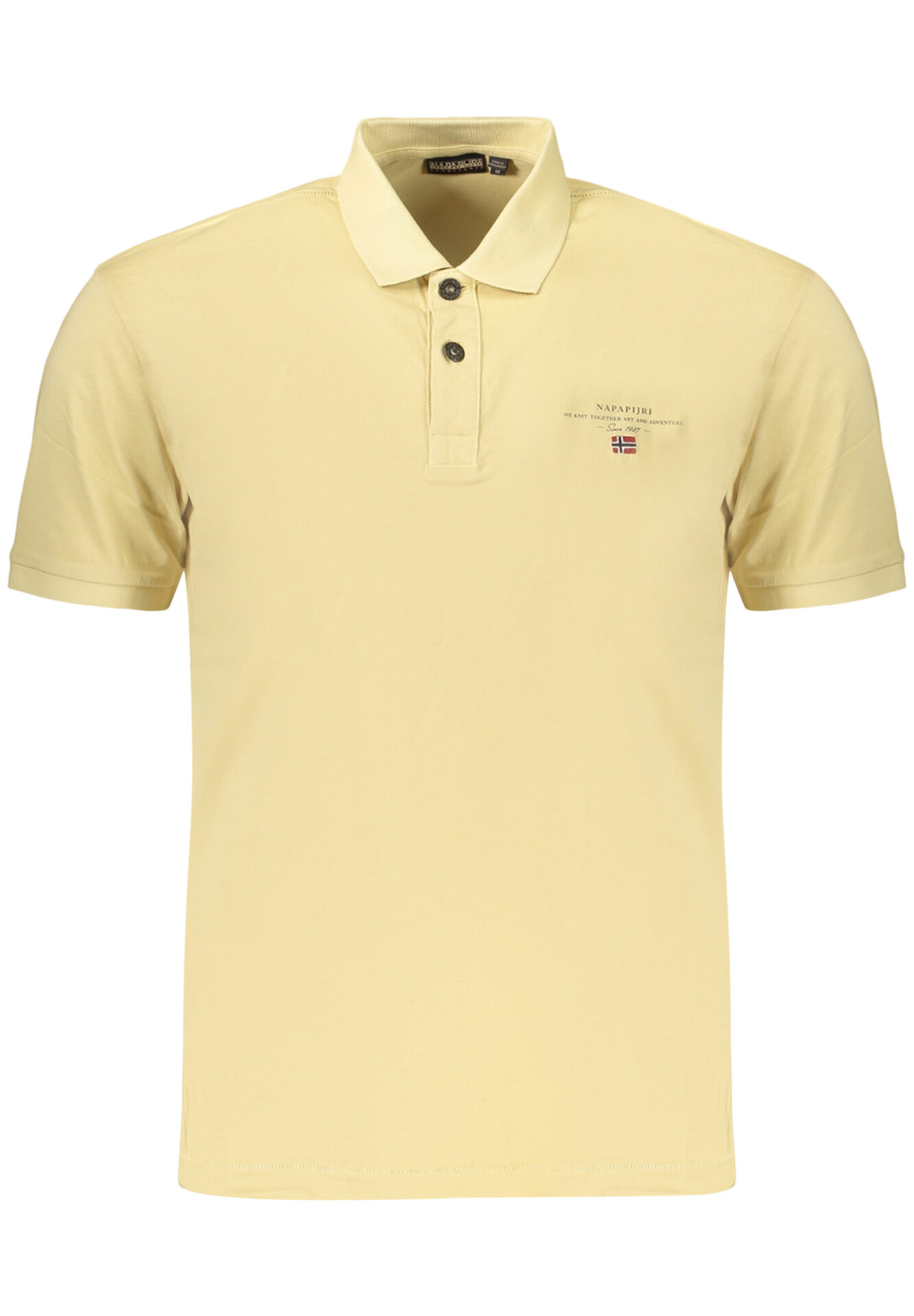 NAPAPIJRI MEN'S SHORT-SLEEVE POLO SHIRT, BEIGE