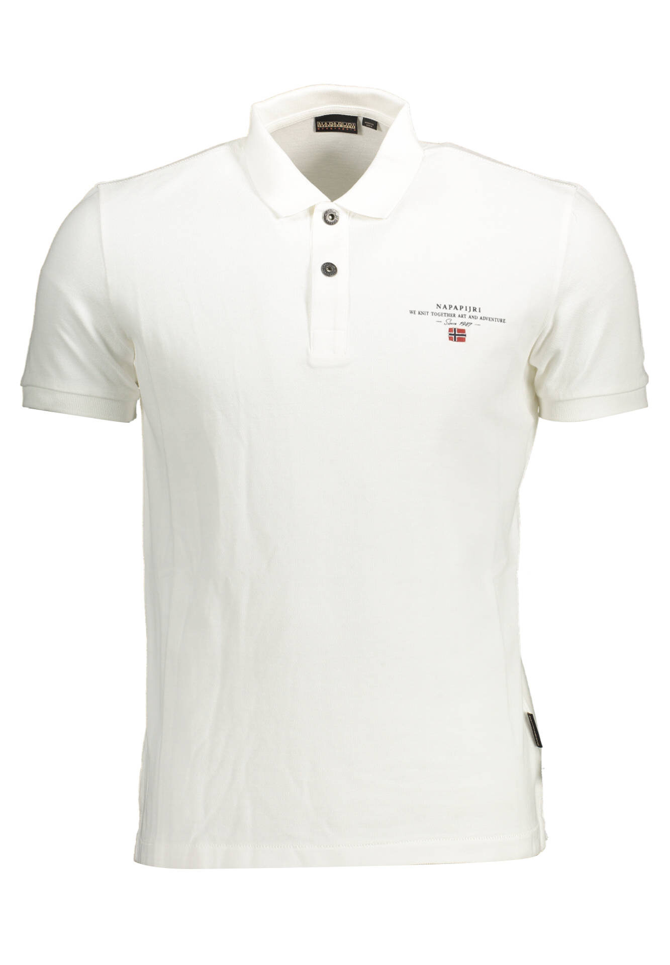 NAPAPIJRI POLO SHORT SLEEVES MEN WHITE