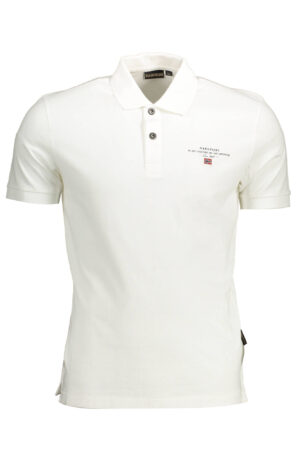NAPAPIJRI POLO SHORT SLEEVES MEN WHITE