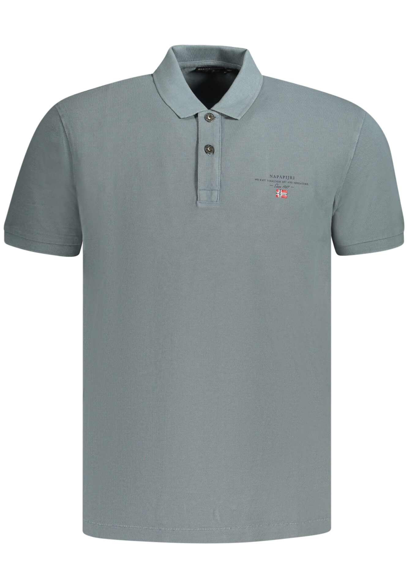 NAPAPIJRI POLO SHORT SLEEVES MEN GREY