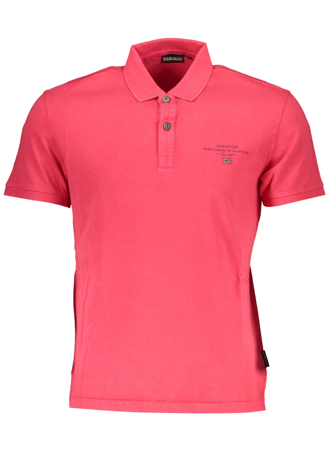 NAPAPIJRI MEN'S SHORT SLEEVED POLO SHIRT PINK