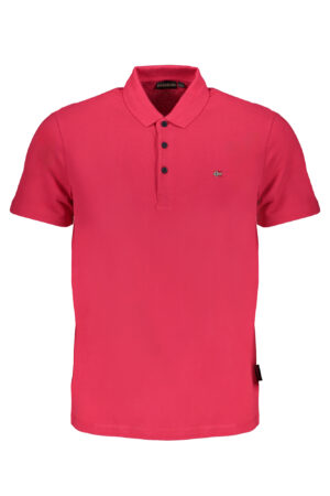 NAPAPIJRI MEN'S SHORT SLEEVED POLO SHIRT PINK