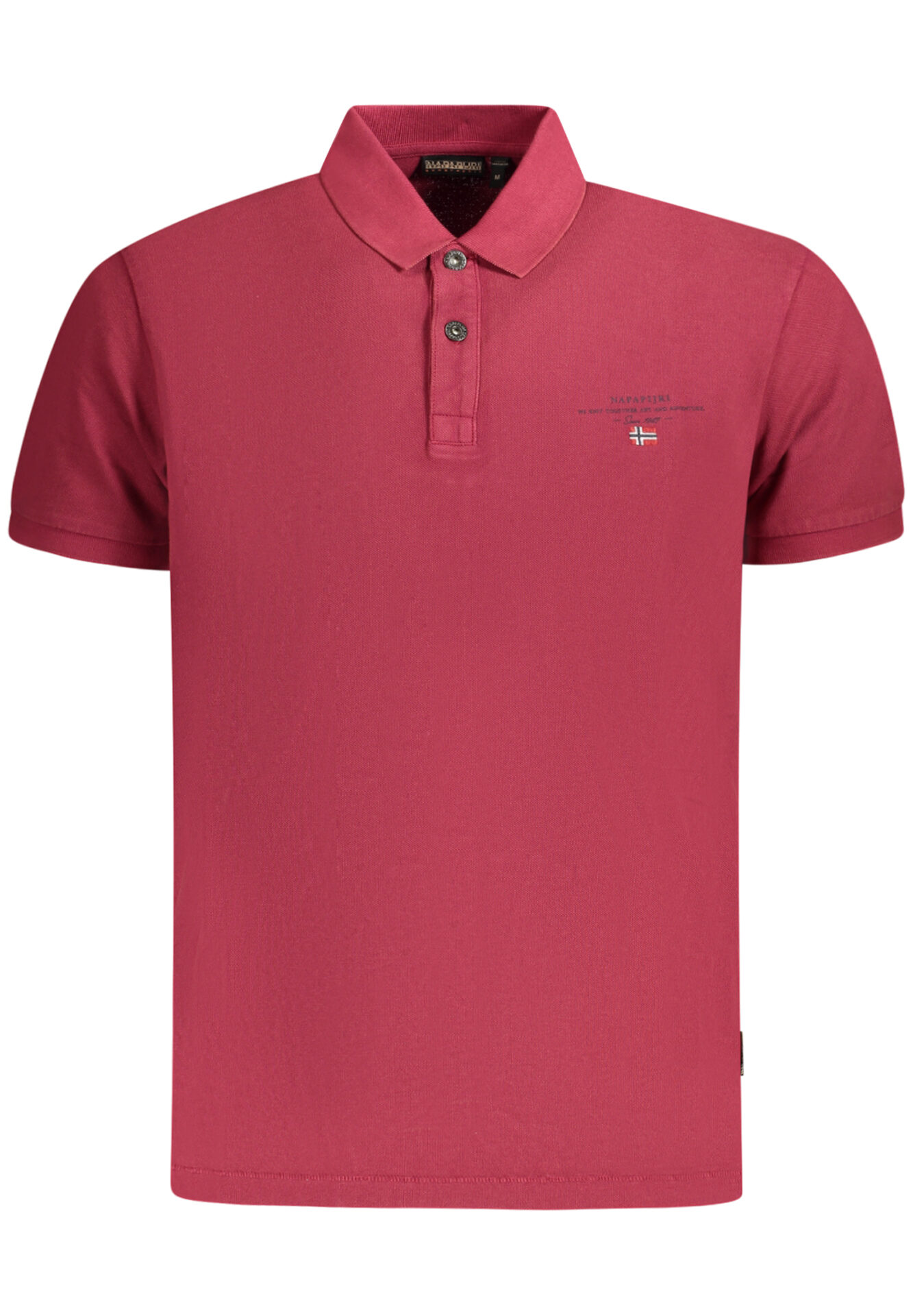 NAPAPIJRI MEN'S SHORT SLEEVE POLO SHIRT RED