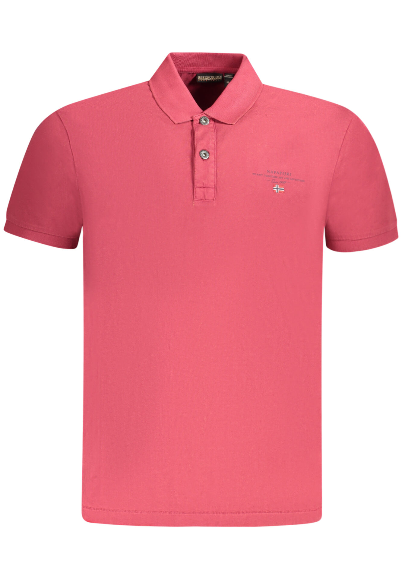 NAPAPIJRI MEN'S SHORT SLEEVE POLO SHIRT RED