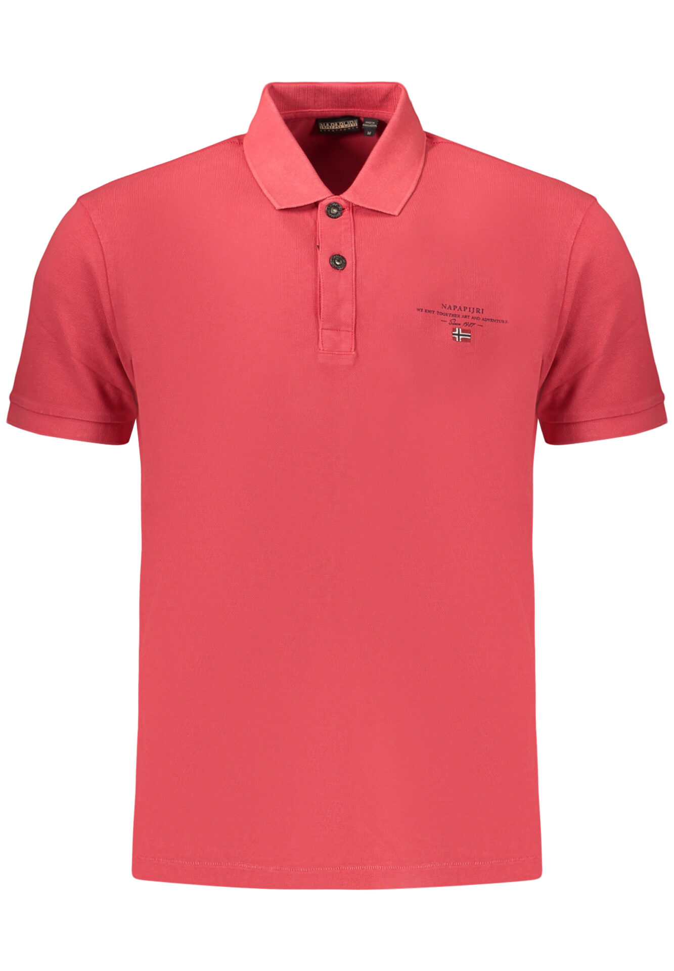 NAPAPIJRI MEN'S SHORT-SLEEVE POLO SHIRT, RED