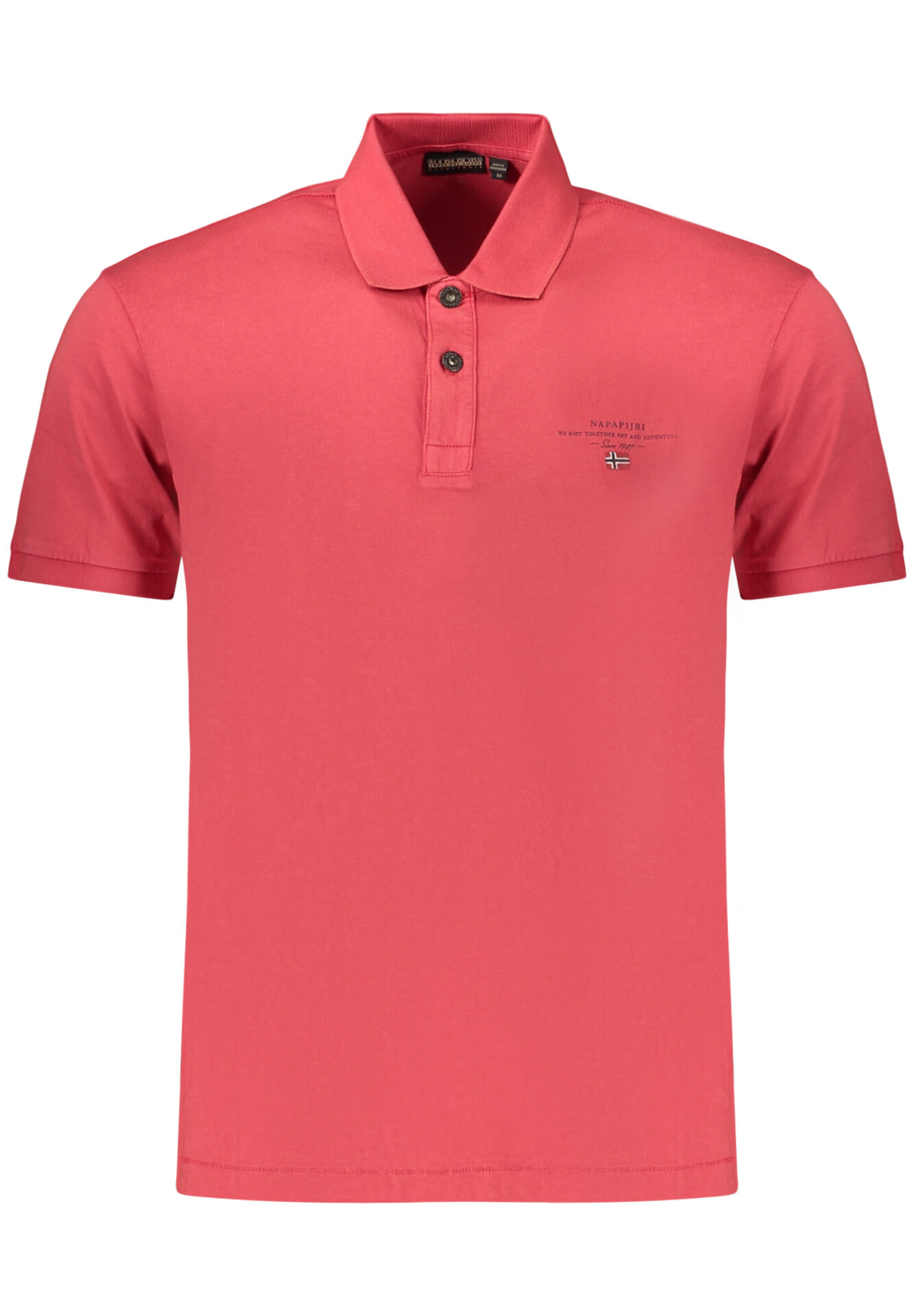 NAPAPIJRI MEN'S SHORT-SLEEVE POLO SHIRT, RED