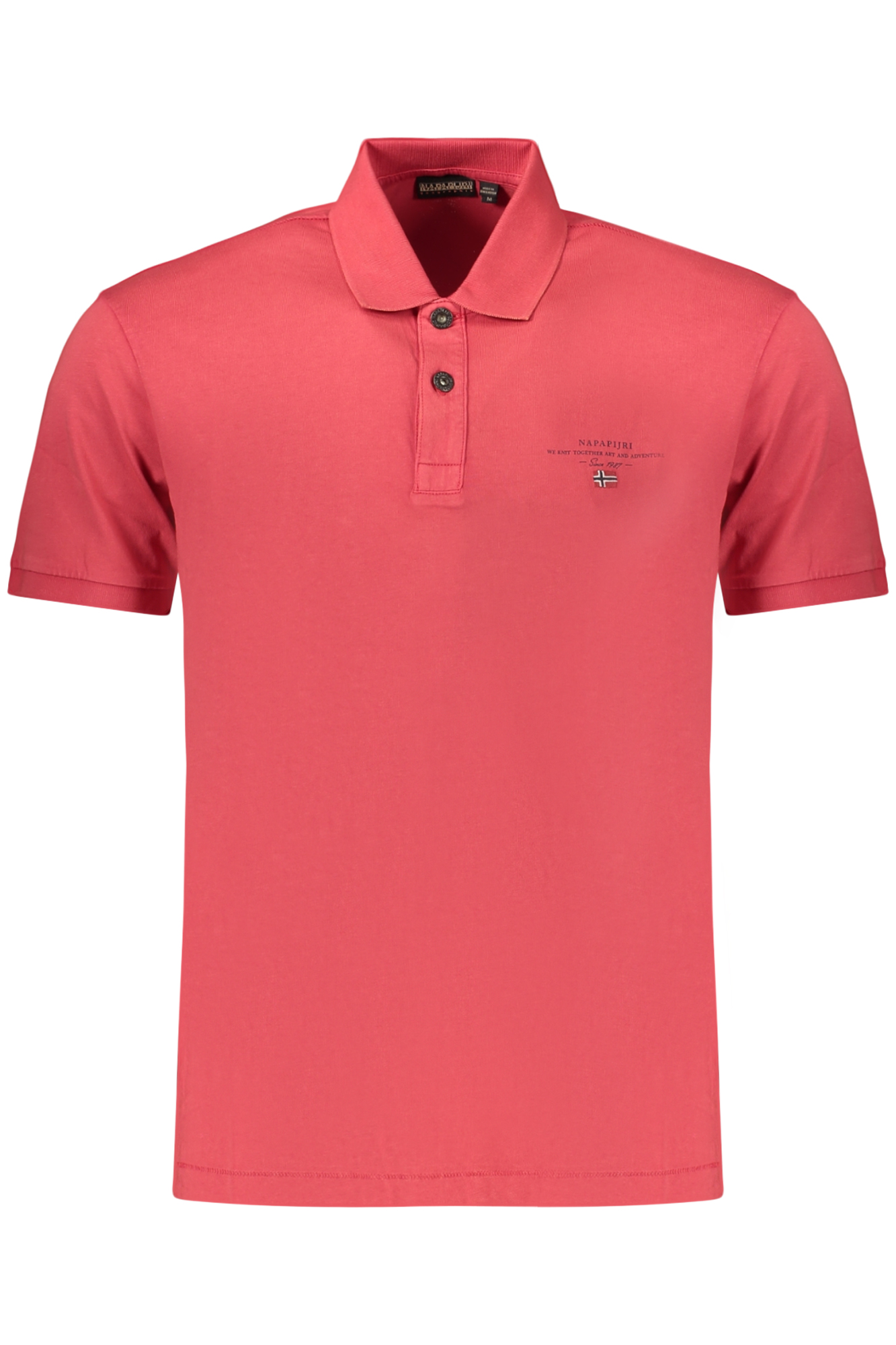 NAPAPIJRI MEN'S SHORT-SLEEVE POLO SHIRT, RED NAPAPIJRI MEN'S SHORT-SLEEVE POLO SHIRT, RED