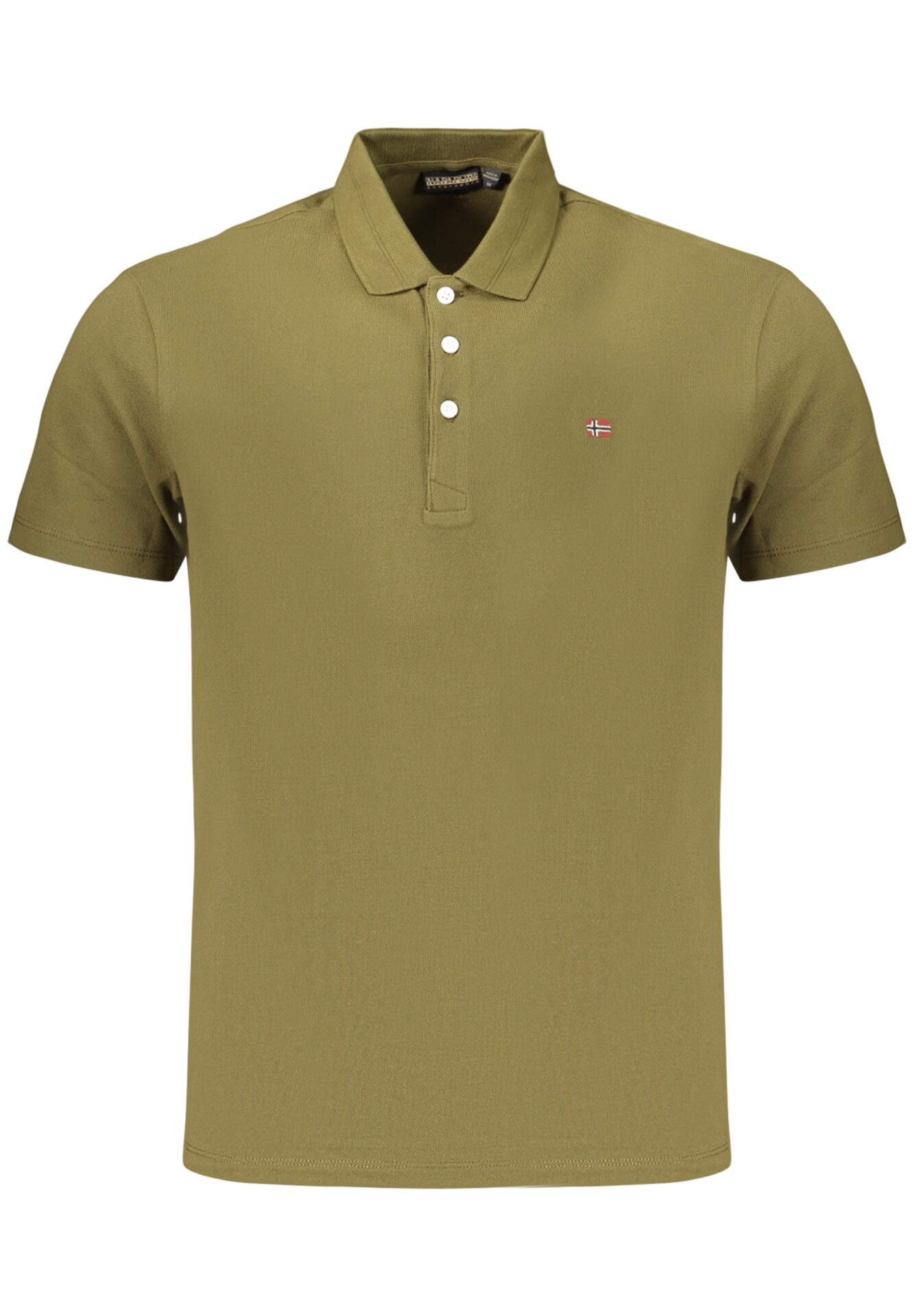 NAPAPIJRI MEN'S SHORT-SLEEVE POLO SHIRT, GREEN