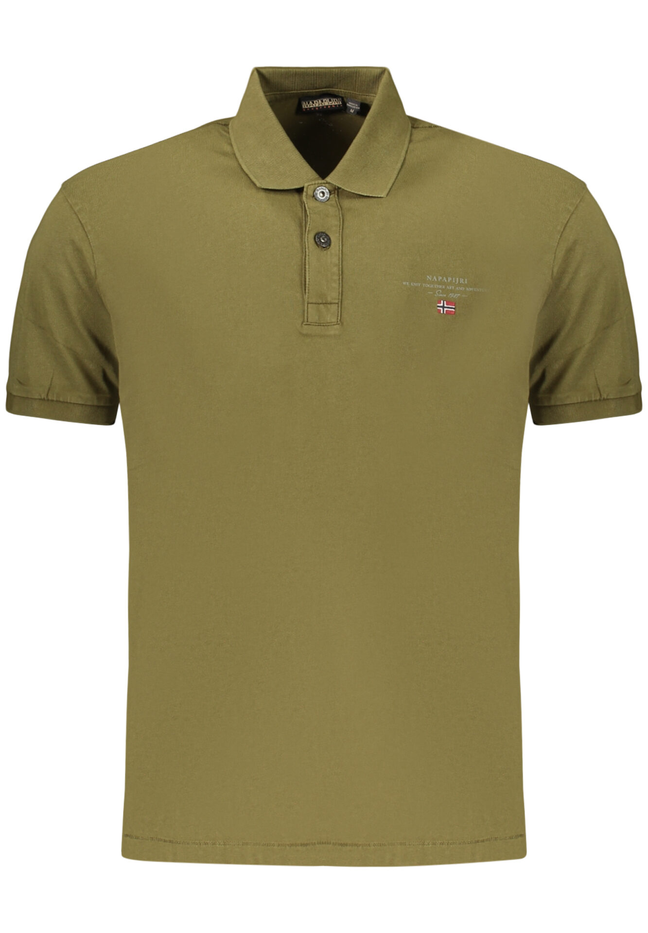 NAPAPIJRI MEN'S SHORT-SLEEVE POLO SHIRT, GREEN