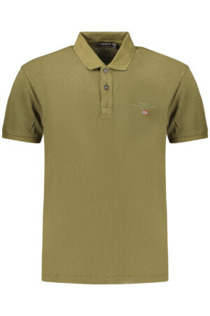 NAPAPIJRI MEN'S SHORT-SLEEVE POLO SHIRT, GREEN
