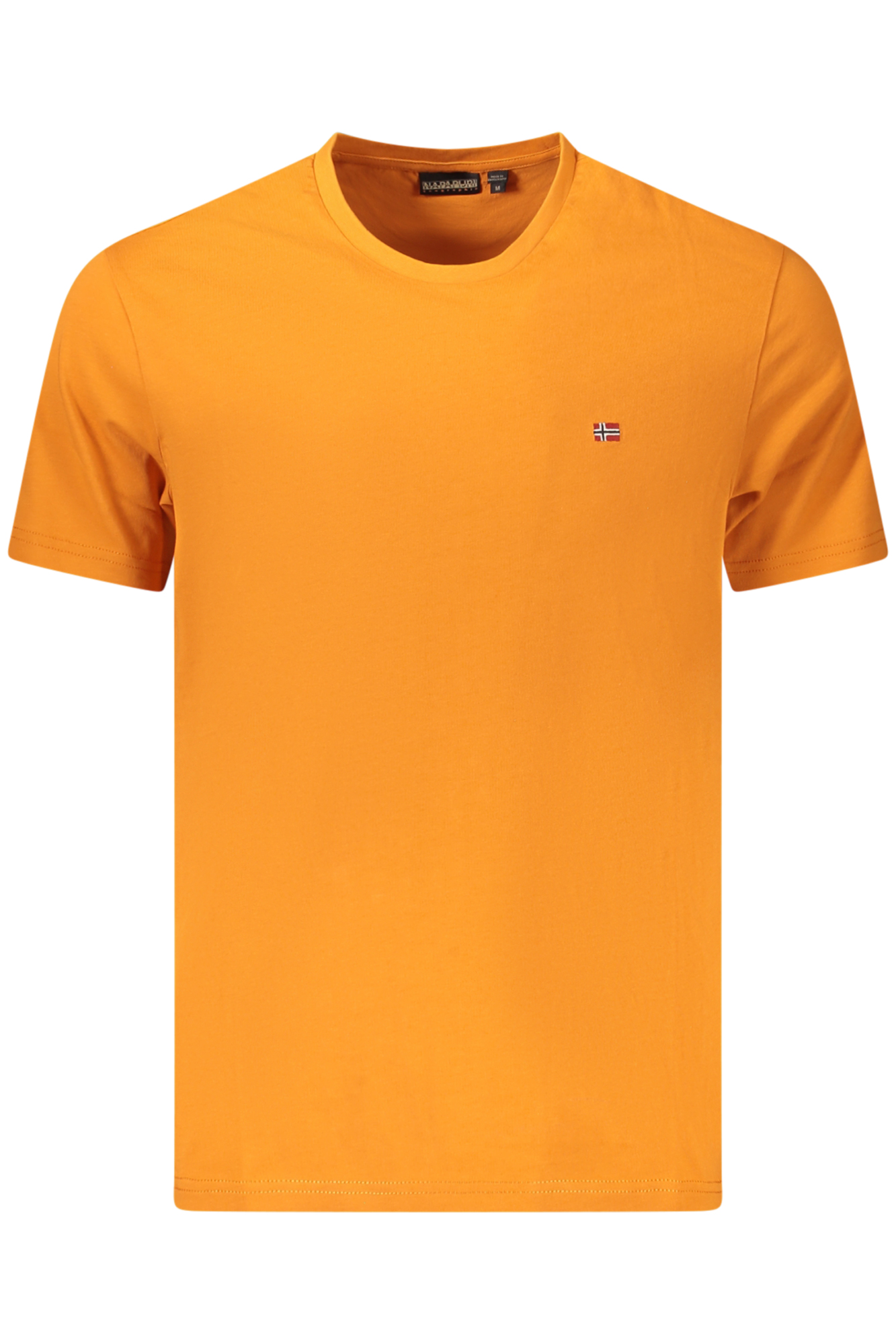 NAPAPIJRI MEN'S SHORT-SLEEVE T-SHIRT ORANGE NAPAPIJRI MEN'S SHORT-SLEEVE T-SHIRT ORANGE