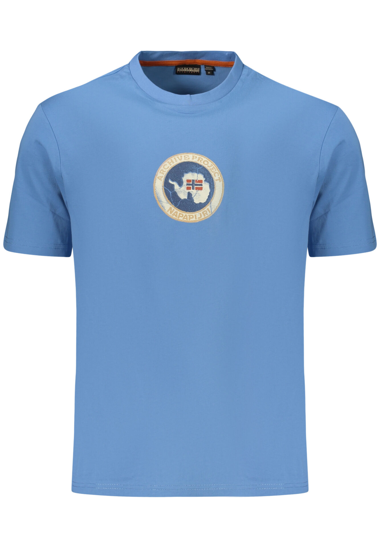 NAPAPIJRI MEN'S SHORT-SLEEVED T-SHIRT, BLUE