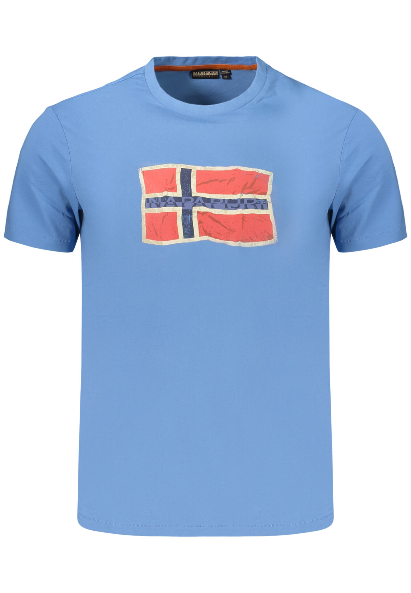 NAPAPIJRI MEN'S SHORT-SLEEVED T-SHIRT, BLUE
