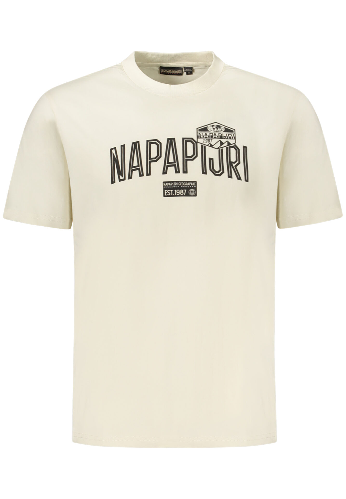 NAPAPIJRI MEN'S SHORT-SLEEVE T-SHIRT, BEIGE