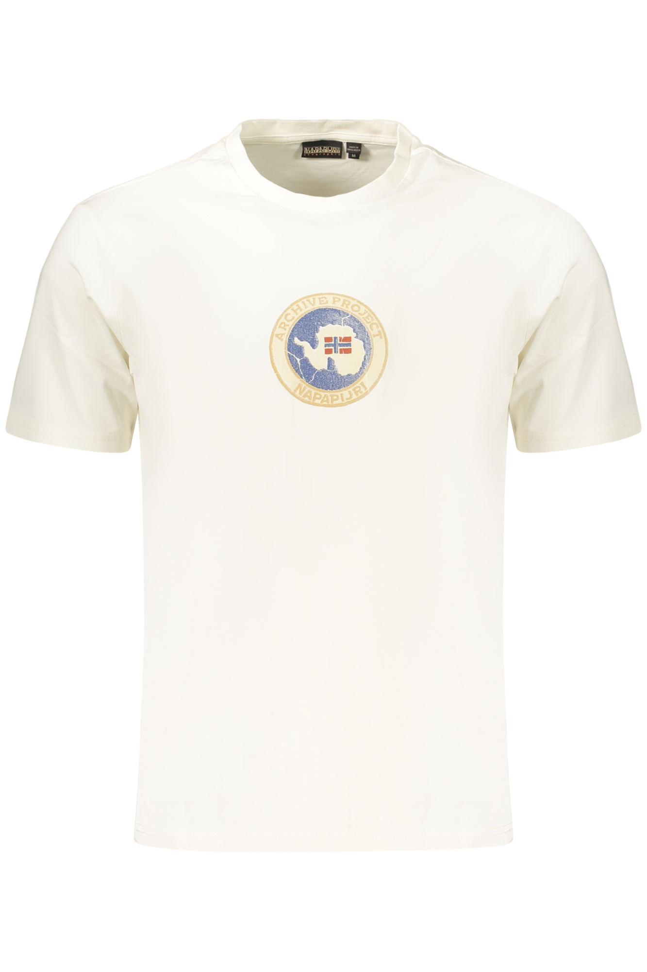 NAPAPIJRI MEN'S SHORT-SLEEVE T-SHIRT WHITE NAPAPIJRI MEN'S SHORT-SLEEVE T-SHIRT WHITE
