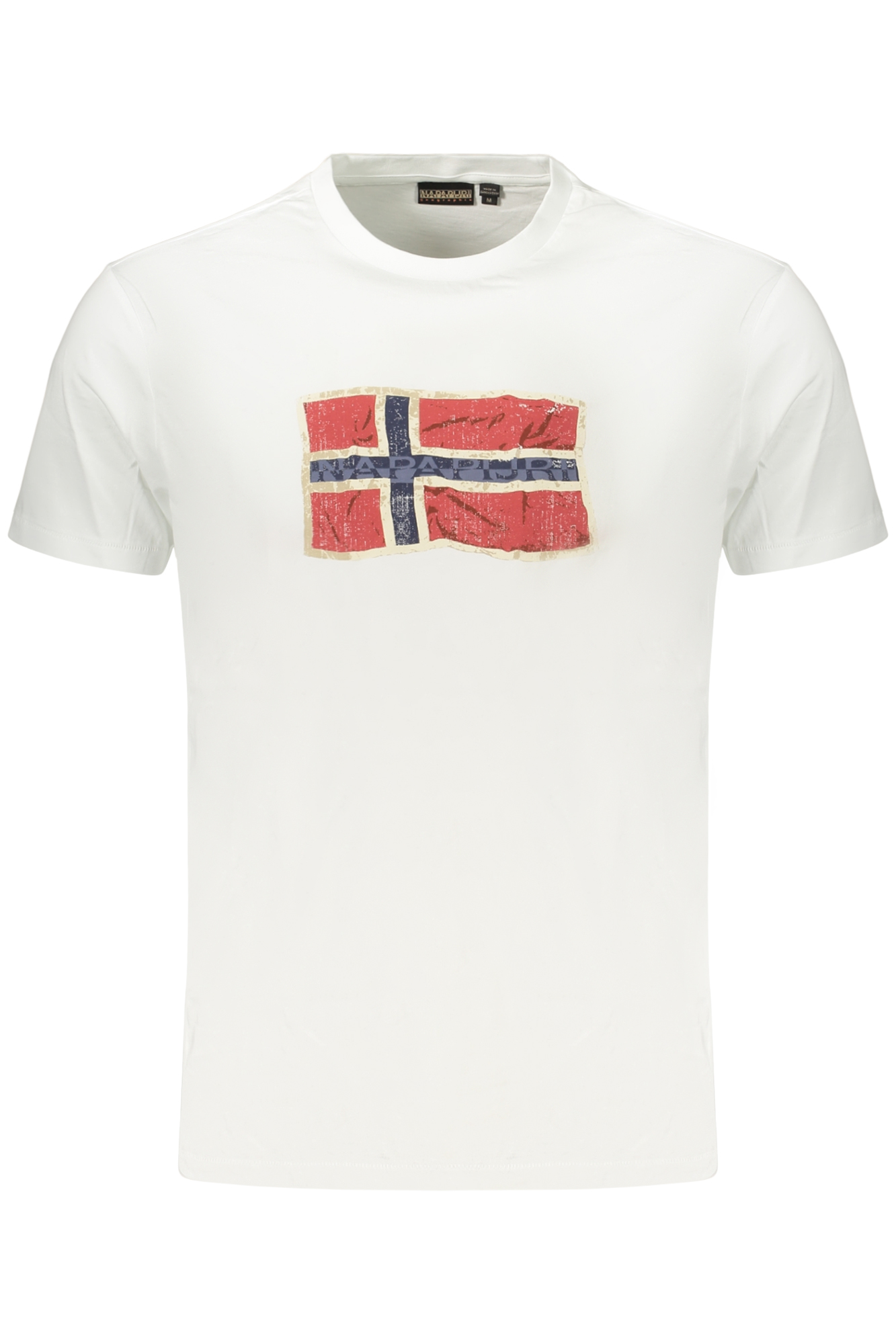 NAPAPIJRI MEN'S SHORT-SLEEVE T-SHIRT WHITE NAPAPIJRI MEN'S SHORT-SLEEVE T-SHIRT WHITE