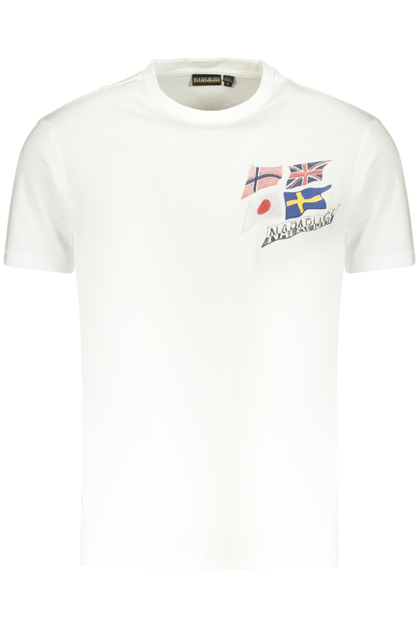 NAPAPIJRI MEN'S SHORT-SLEEVE T-SHIRT WHITE NAPAPIJRI MEN'S SHORT-SLEEVE T-SHIRT WHITE