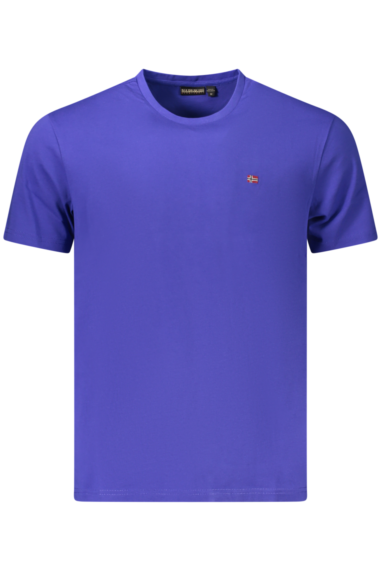 NAPAPIJRI MEN'S SHORT-SLEEVED T-SHIRT, BLUE NAPAPIJRI MEN'S SHORT-SLEEVED T-SHIRT, BLUE