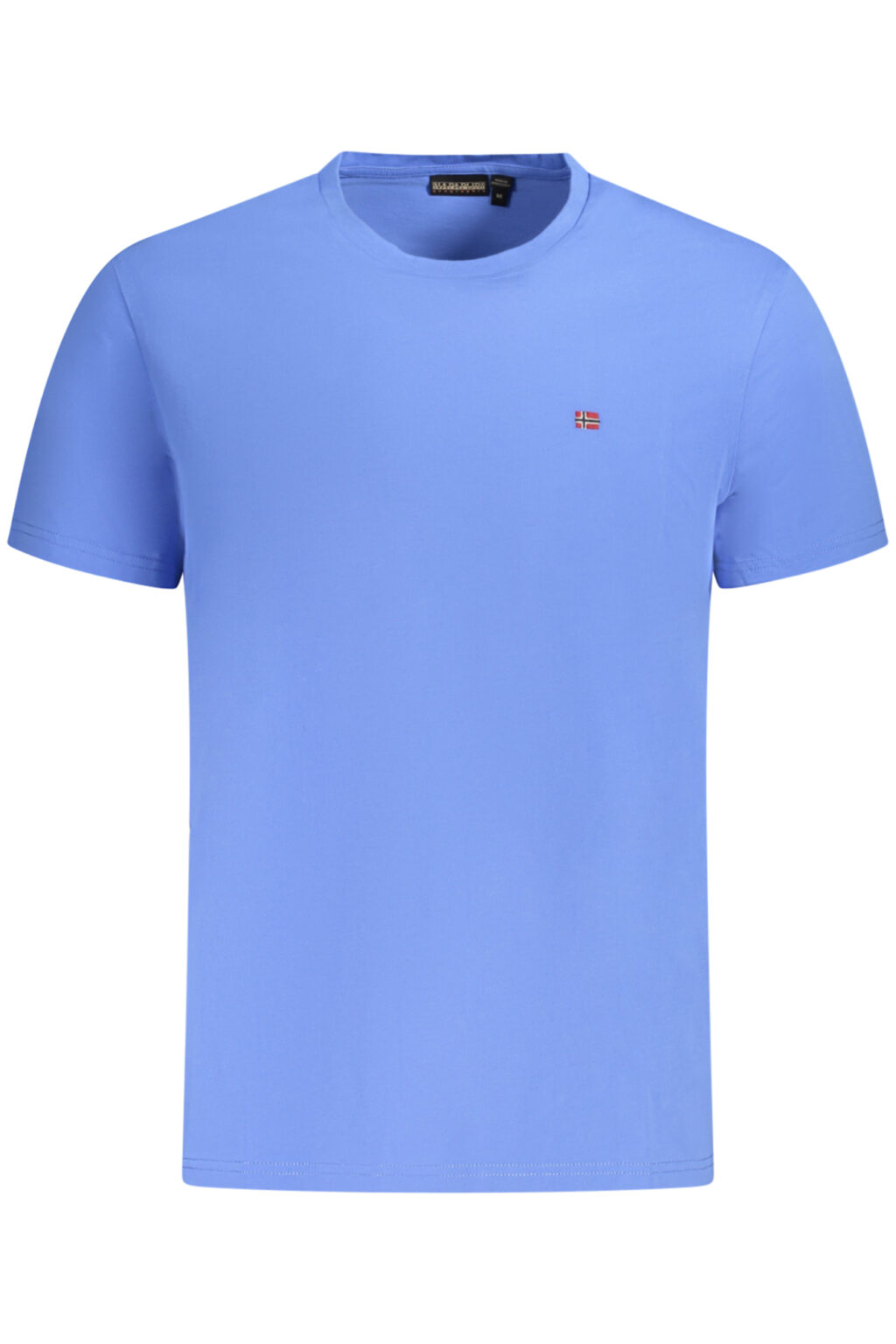 napapijrit-shirtmanichecorteuomoblu_1 NAPAPIJRI mėlyni vyriški marškinėliai trumpomis rankovėmis