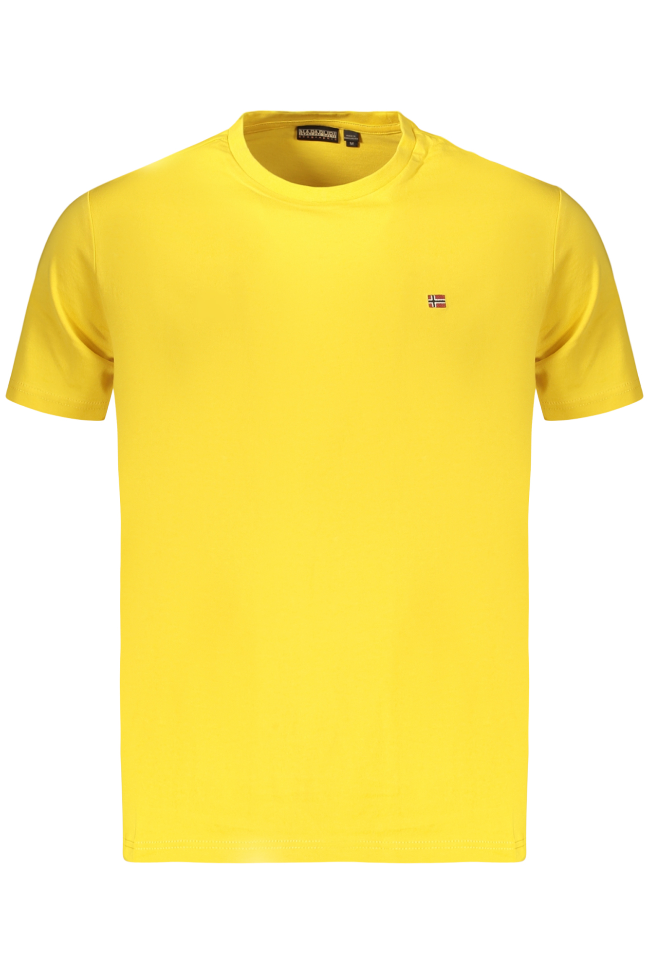 NAPAPIJRI MEN'S SHORT-SLEEVED T-SHIRT YELLOW NAPAPIJRI MEN'S SHORT-SLEEVED T-SHIRT YELLOW