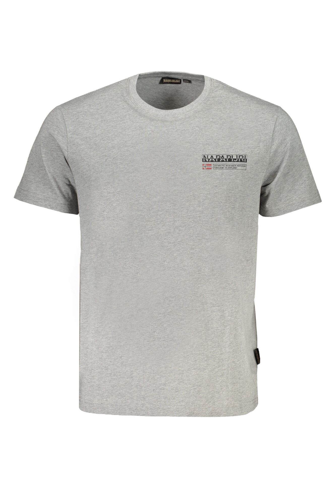 NAPAPIJRI MEN'S SHORT SLEEVED T-SHIRT GRAY