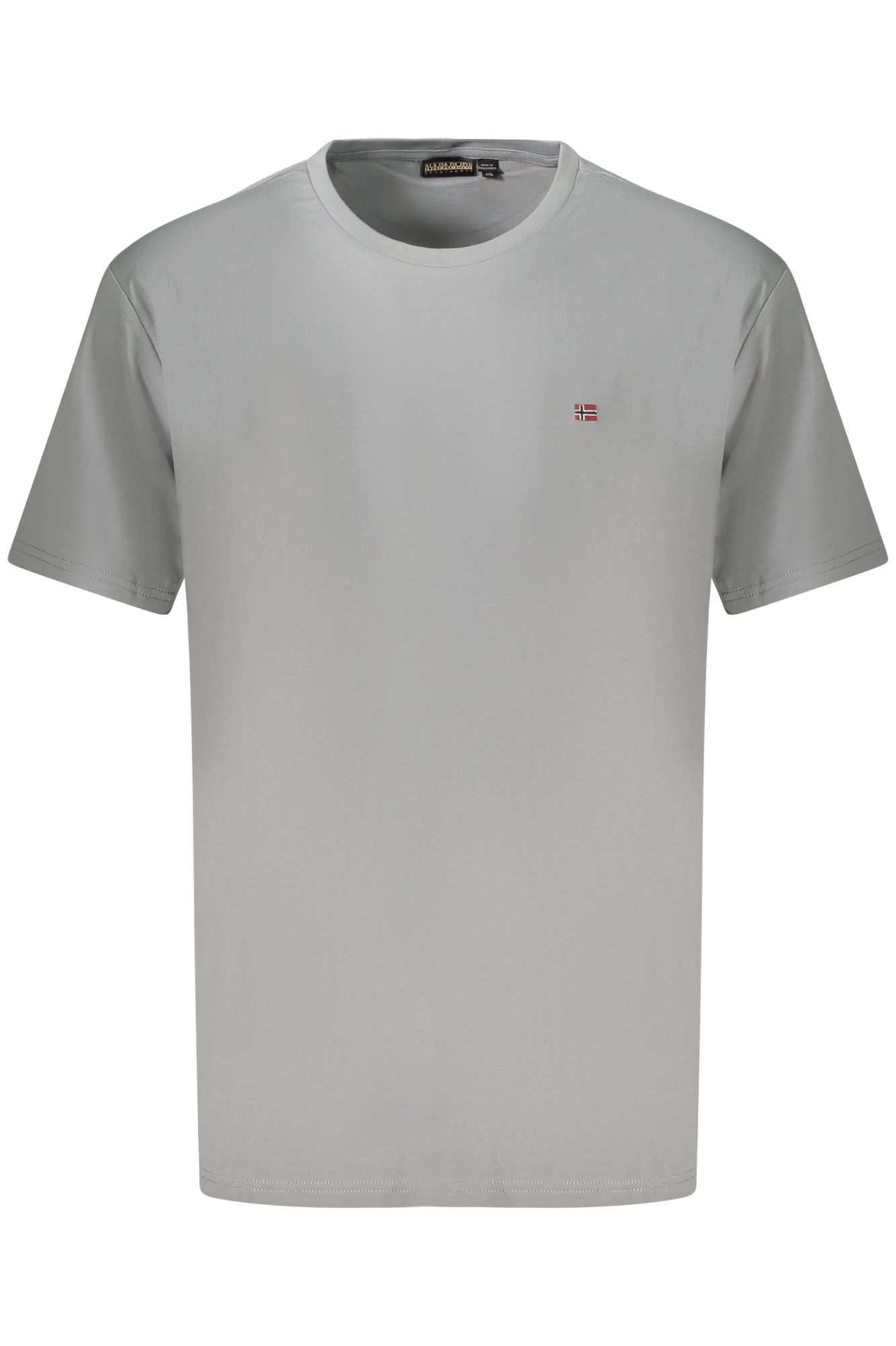 NAPAPIJRI MEN'S SHORT-SLEEVE T-SHIRT GREY NAPAPIJRI MEN'S SHORT-SLEEVE T-SHIRT GREY