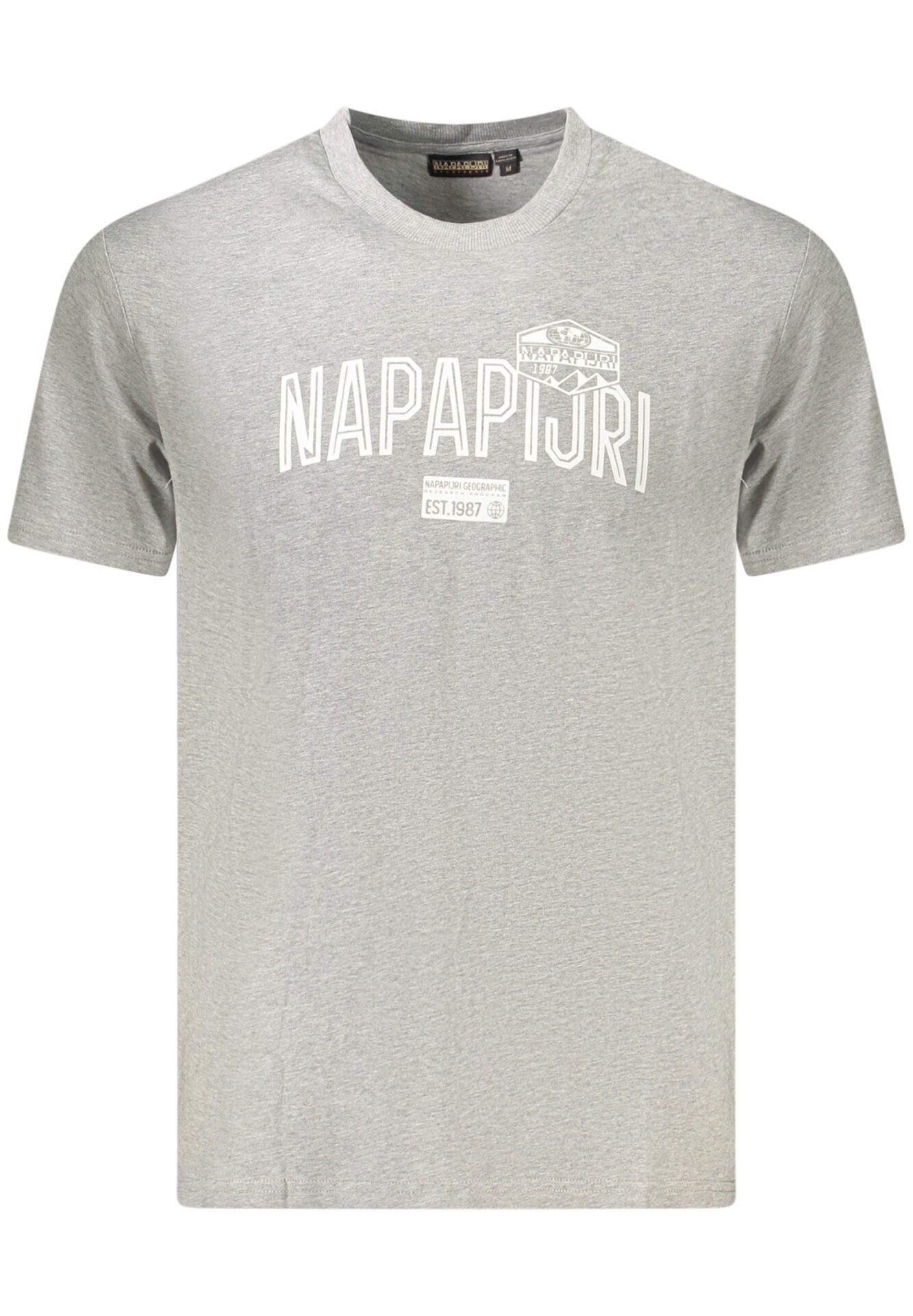 NAPAPIJRI MEN'S SHORT-SLEEVE T-SHIRT GREY