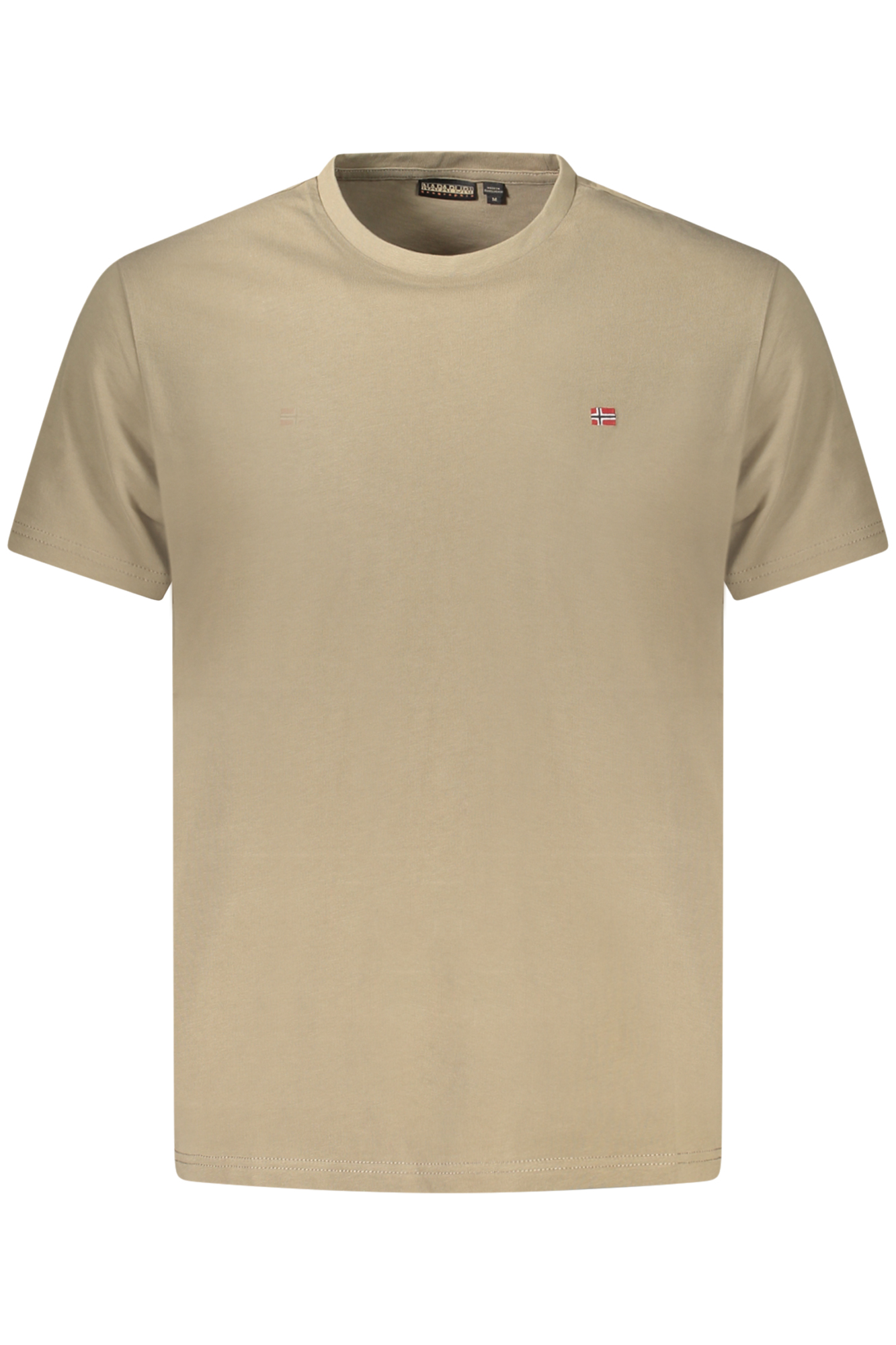 NAPAPIJRI MEN'S SHORT-SLEEVE T-SHIRT, BROWN NAPAPIJRI MEN'S SHORT-SLEEVE T-SHIRT, BROWN