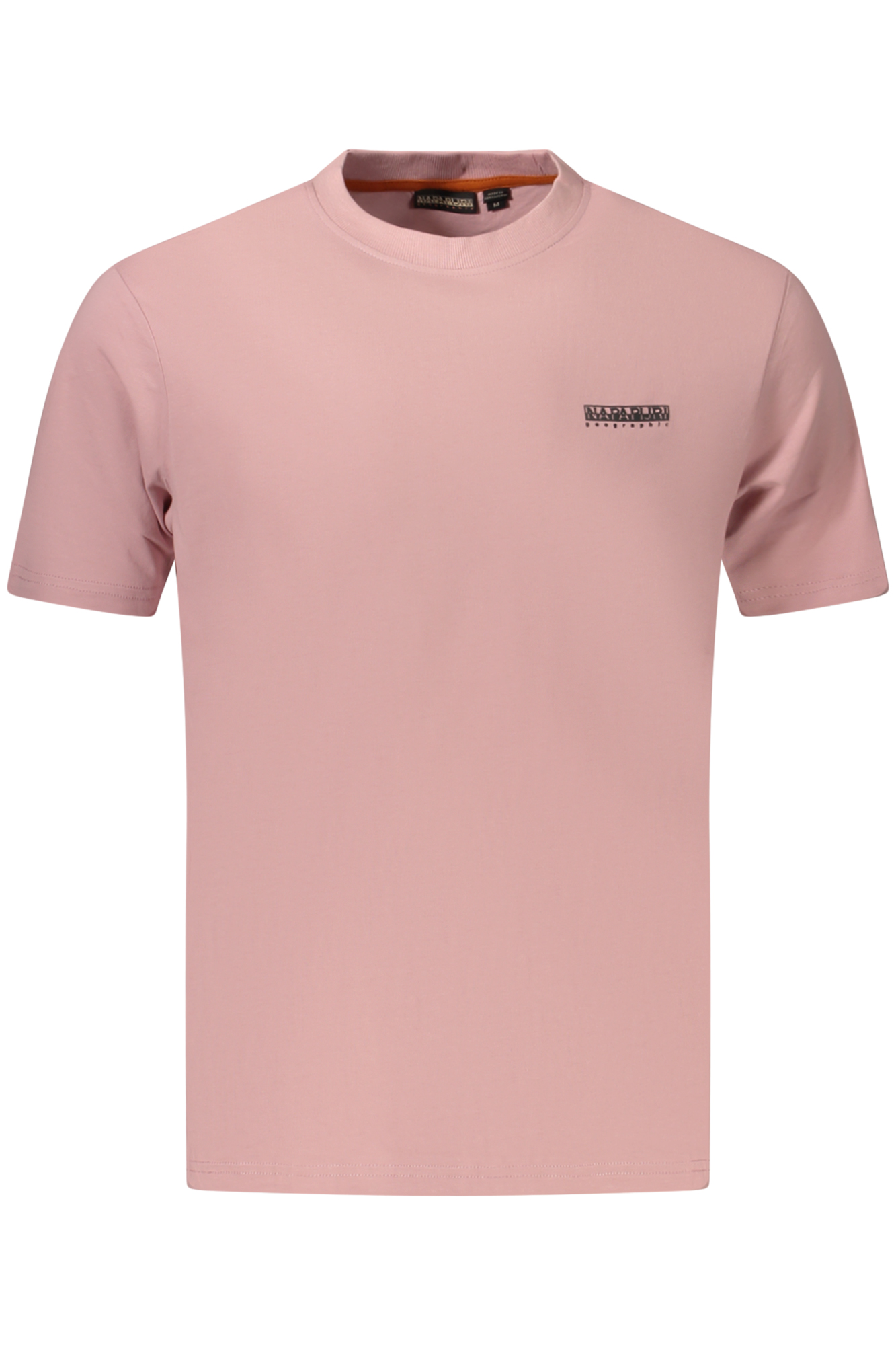 NAPAPIJRI MEN'S SHORT-SLEEVE T-SHIRT PINK NAPAPIJRI MEN'S SHORT-SLEEVE T-SHIRT PINK