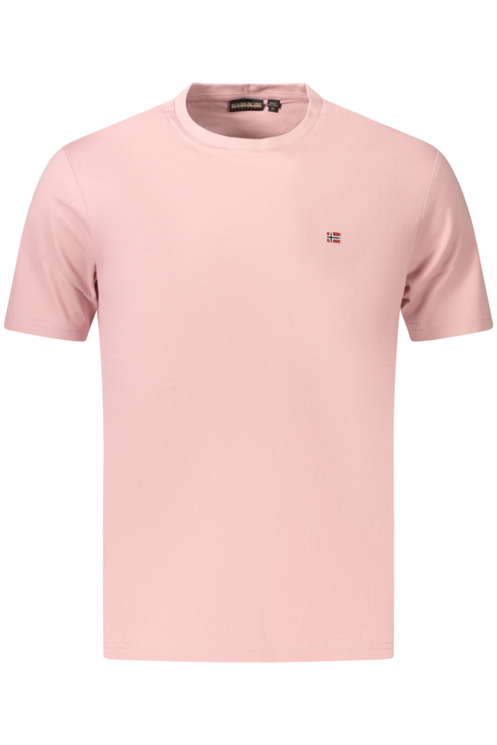 napapijrit-shirtmanichecorteuomorosa_1 NAPAPIJRI vyriški rožiniai marškinėliai trumpomis rankovėmis