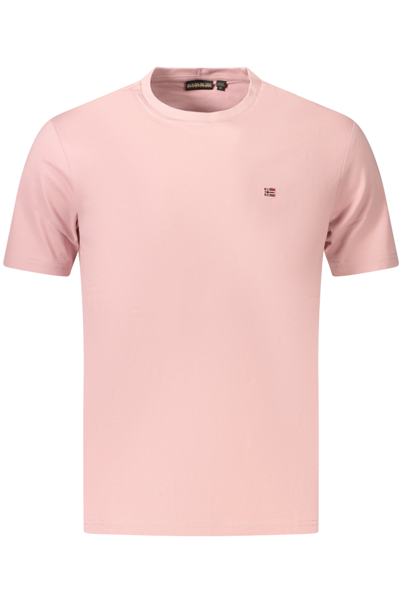 NAPAPIJRI MEN'S SHORT-SLEEVE T-SHIRT PINK NAPAPIJRI MEN'S SHORT-SLEEVE T-SHIRT PINK