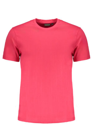 NAPAPIJRI MEN'S SHORT SLEEVE T-SHIRT PINK