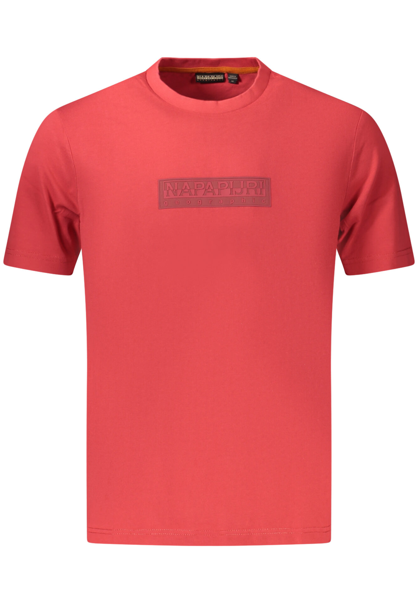 NAPAPIJRI MEN'S SHORT-SLEEVED T-SHIRT, RED