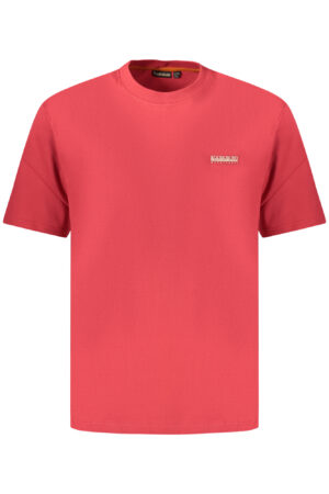 NAPAPIJRI MEN'S SHORT-SLEEVED T-SHIRT, RED