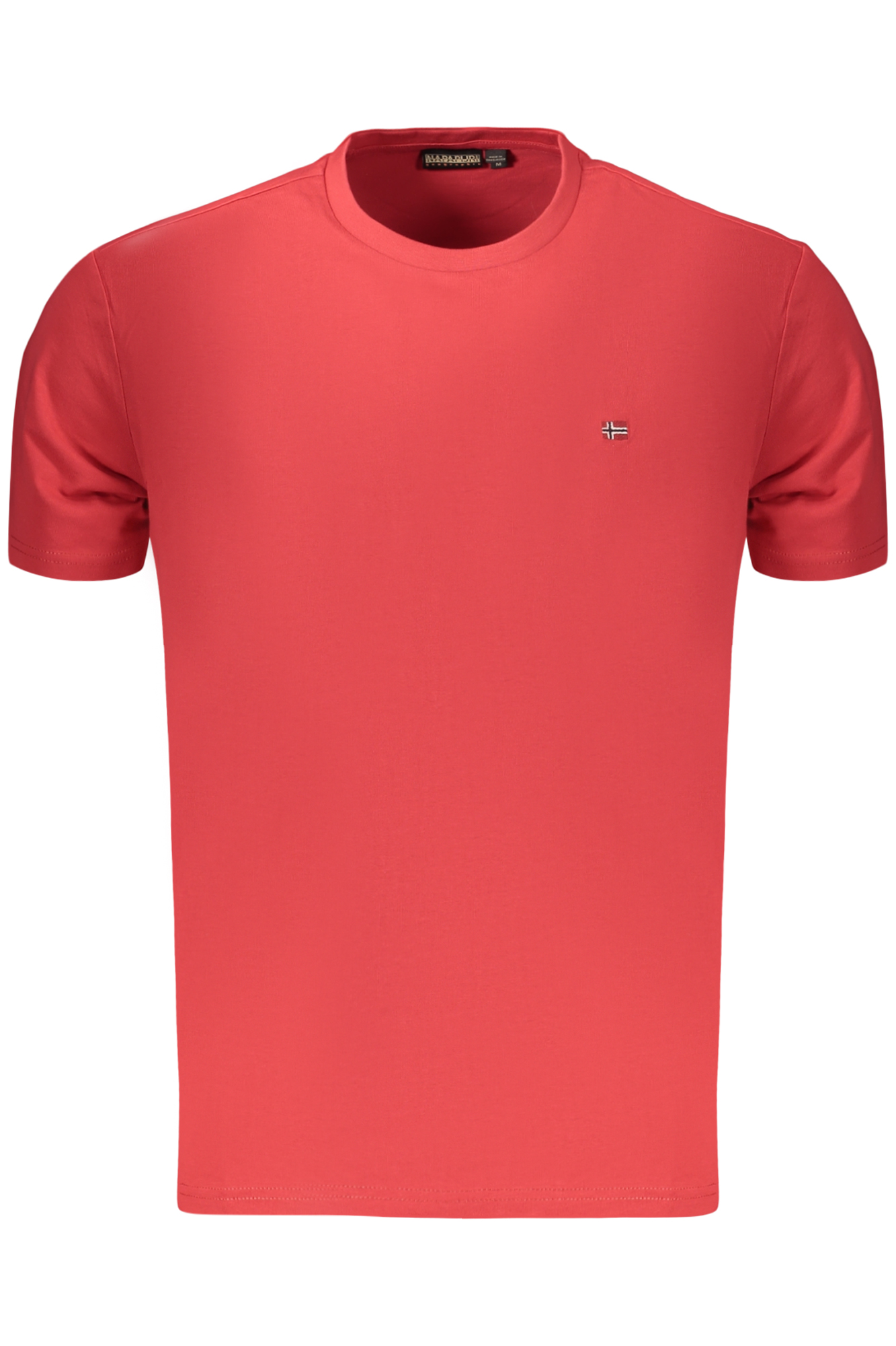 NAPAPIJRI MEN'S SHORT-SLEEVED T-SHIRT, RED NAPAPIJRI MEN'S SHORT-SLEEVED T-SHIRT, RED
