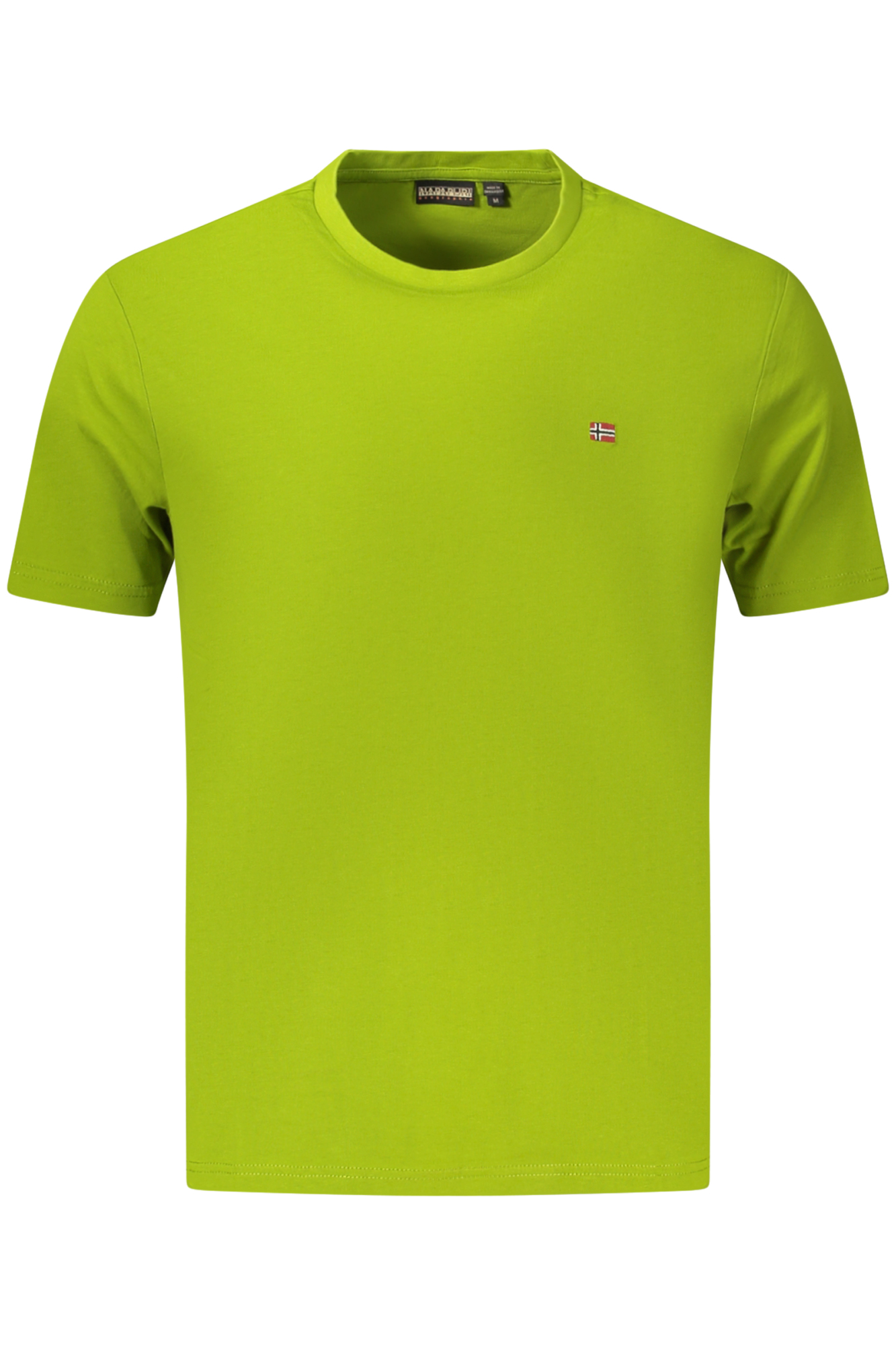 NAPAPIJRI MEN'S SHORT-SLEEVED T-SHIRT GREEN NAPAPIJRI MEN'S SHORT-SLEEVED T-SHIRT GREEN