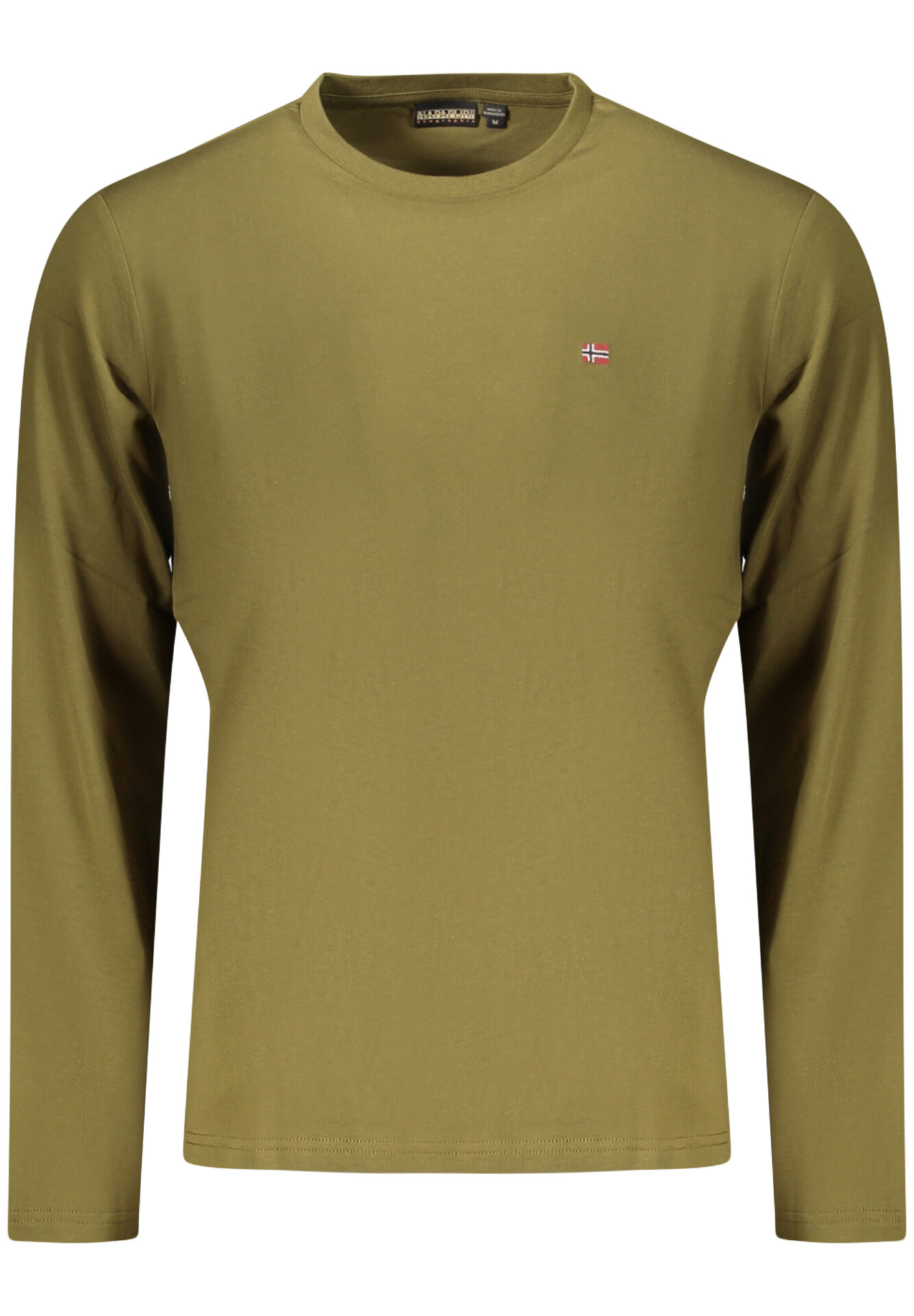 NAPAPIJRI MEN'S LONG-SLEEVED T-SHIRT GREEN